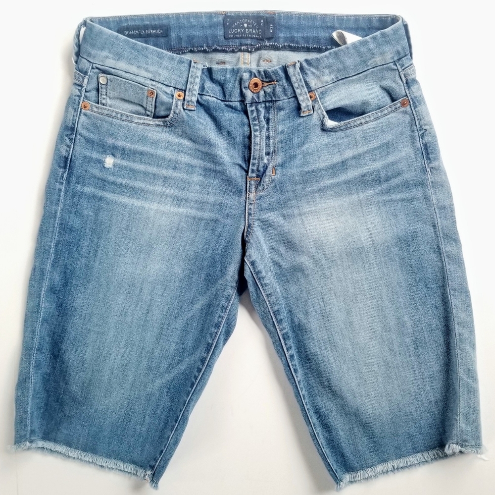 Lucky Brand Boardwalk Bermuda Shorts sz 6